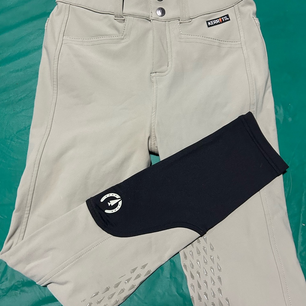 Kerrits Competition Riding Breeches Size 24R - Silicone Knee Patches